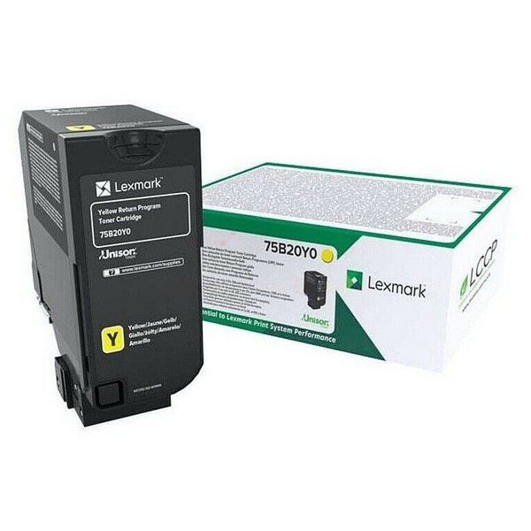 Lexmark Toner-Kit gelb return program  75B20Y0