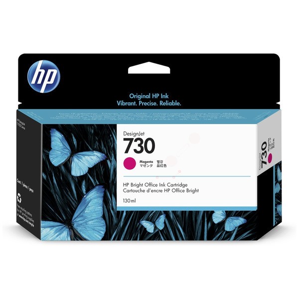 HP Tintenpatrone magenta 730 P2V63A