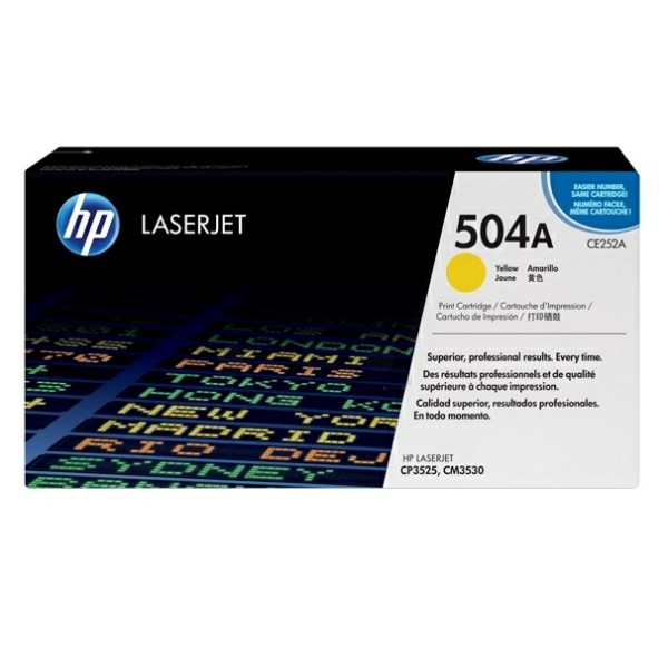 HP Tonerkartusche gelb 504A CE252A