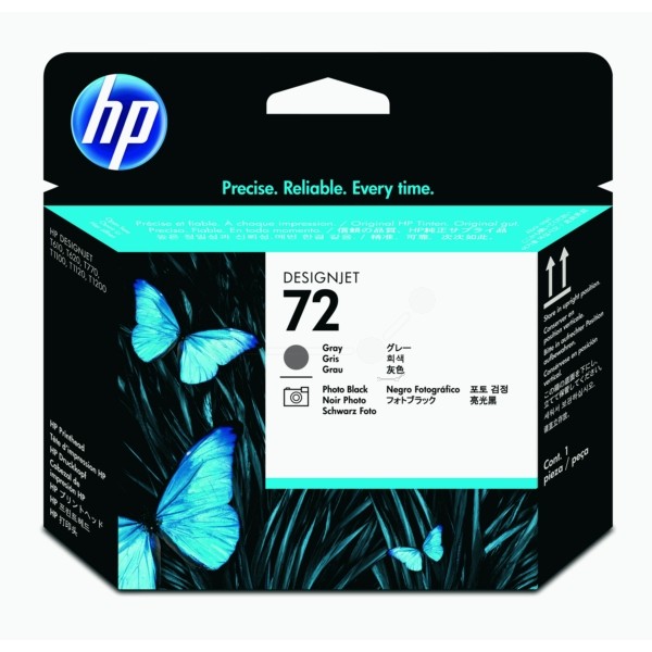 HP Druckkopf grau +schwarz 72 C9380A