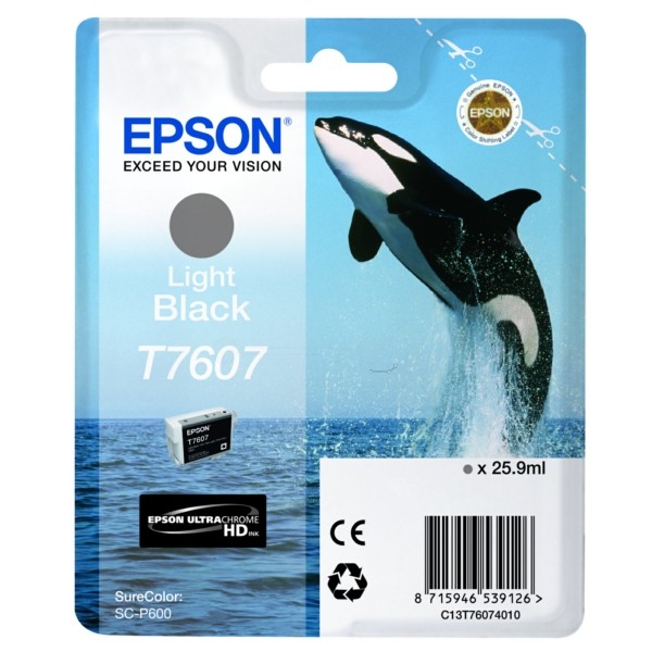 Epson Tintenpatrone grau T7607 C13T76074010
