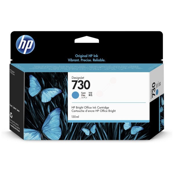 HP Tintenpatrone cyan 730 P2V62A