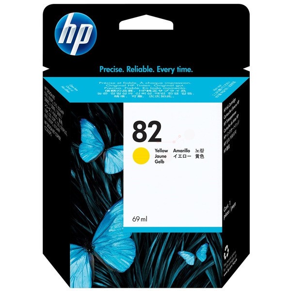 HP Tintenpatrone gelb 82 C4913A