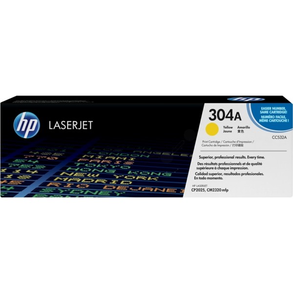 HP Tonerkartusche gelb 304A CC532A