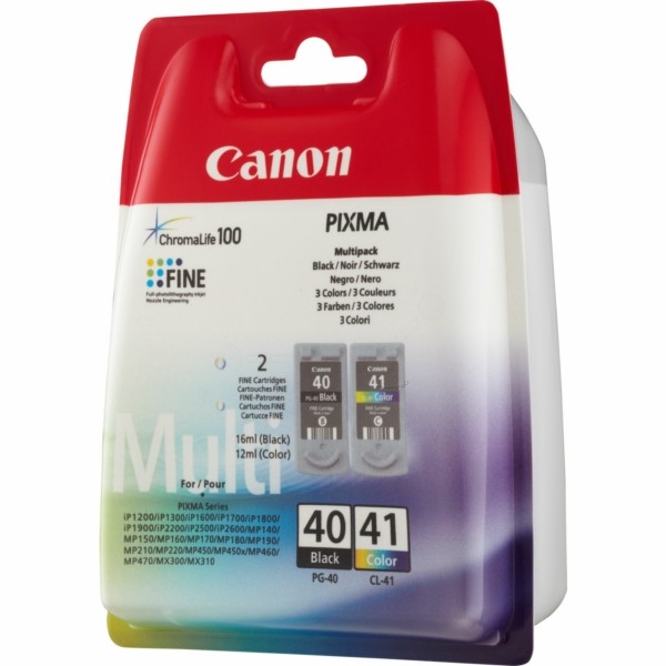 Canon Druckkopfpatrone Multipack schwarz + color PG-40 CL 41