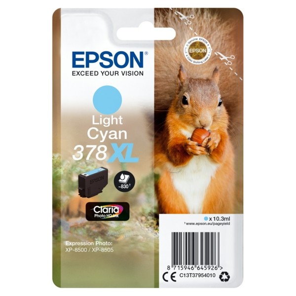 Epson Tintenpatrone cyan hell 378XL C13T37954010