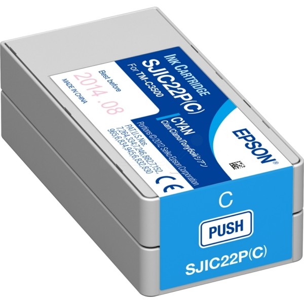 Epson Tintenpatrone cyan SJI-C-22-P-(C) C33S020602