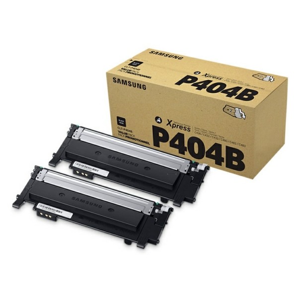 Samsung Tonerkartusche schwarz Doppelpack P404B CLTP404BELS