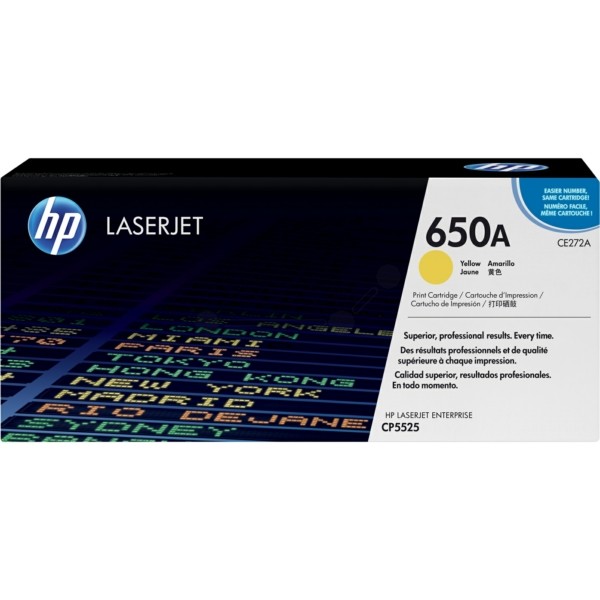 HP Tonerkartusche gelb 650A CE272A