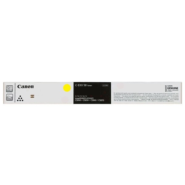 Canon Toner gelb C-EXV 58 Y 3766C002