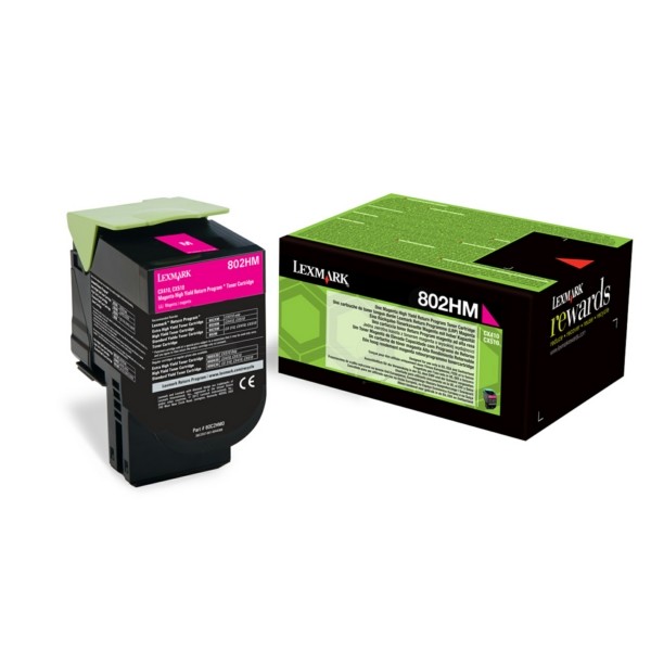 Lexmark Toner-Kit magenta return program 802HM 80C2HM0