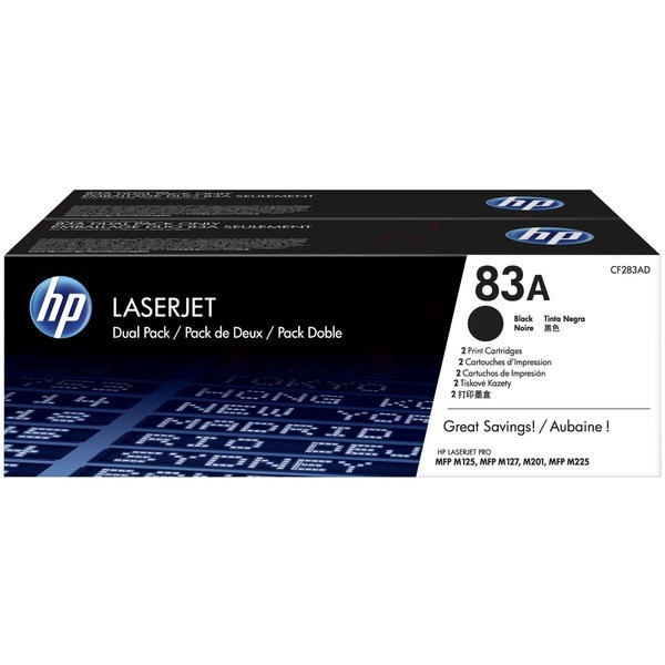 HP Tonerkartusche Doppelpack 83A CF283AD