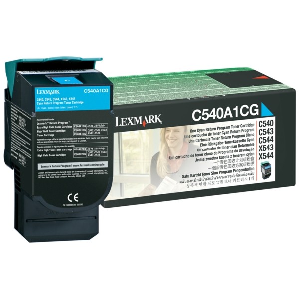 Lexmark Toner cyan return program  C540A1CG