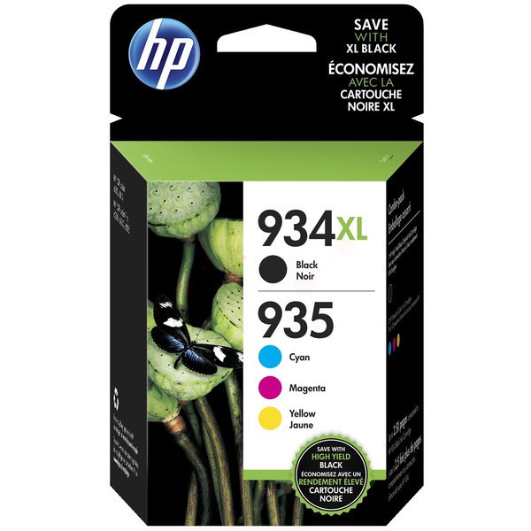 HP Tintenpatrone MultiPack Bk,C,M,Y 934XL/935XL X4E14AE