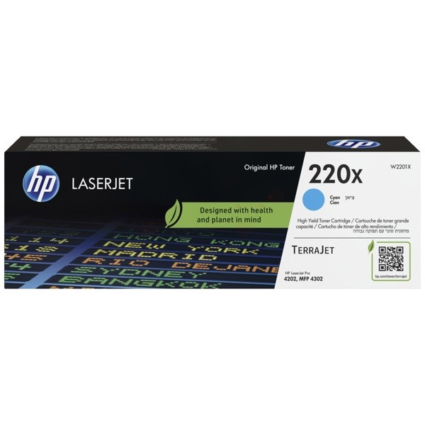 HP Tonerkartusche cyan High-Capacity 220X W2201X