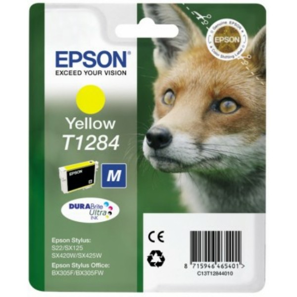 Epson Tintenpatrone gelb T1284 C13T12844011