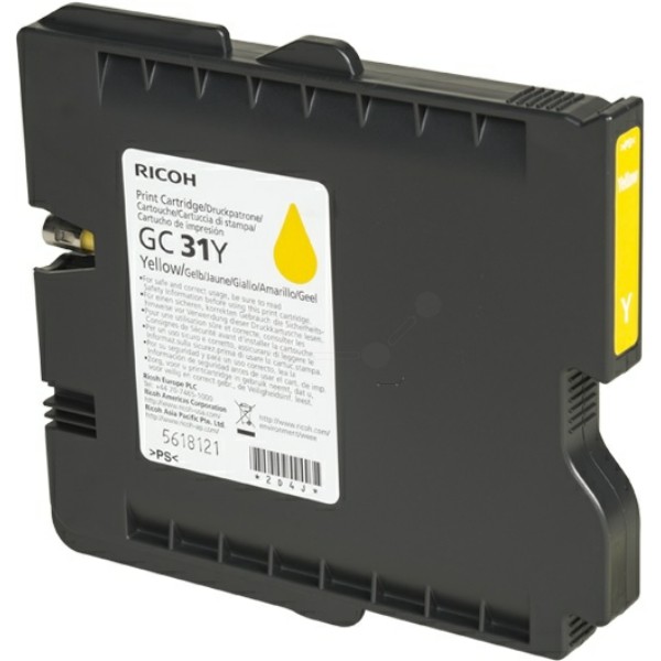 Ricoh Gelkartusche gelb GC-31 Y 405691