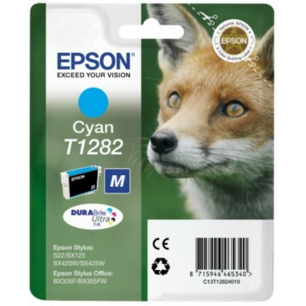 Epson Tintenpatrone cyan T1282 C13T12824011