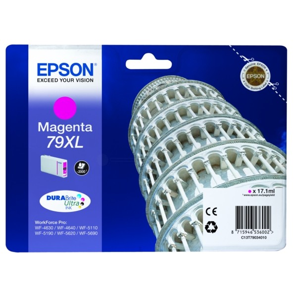 Epson Tintenpatrone magenta 79XL C13T79034010