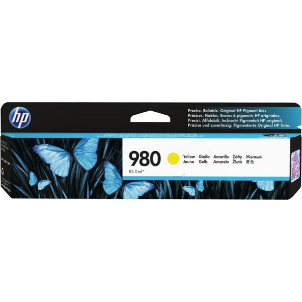 HP Tintenpatrone gelb 980 D8J09A