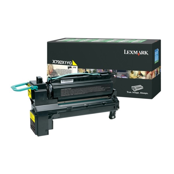 Lexmark Tonerkartusche gelb return program  X792X1YG
