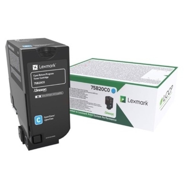 Lexmark Toner-Kit cyan return program  75B20C0