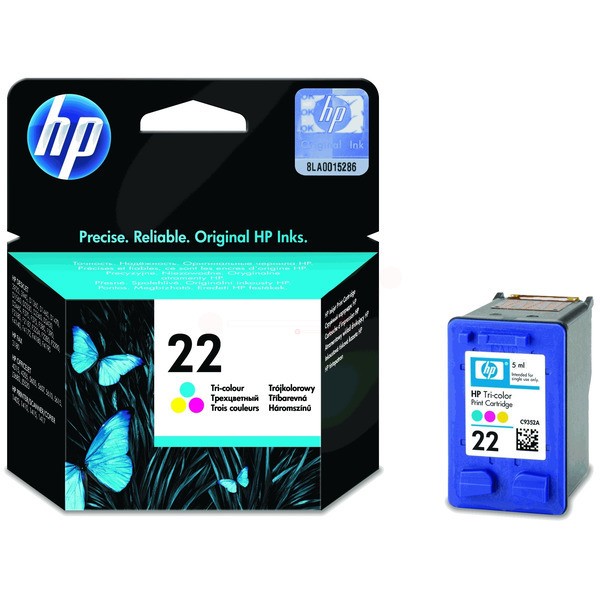 HP Druckkopfpatrone color 22 C9352AE