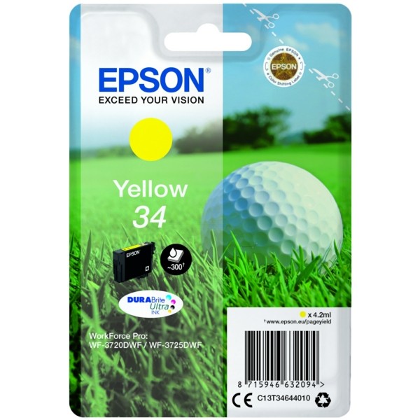 Epson Tintenpatrone gelb 34 C13T34644010