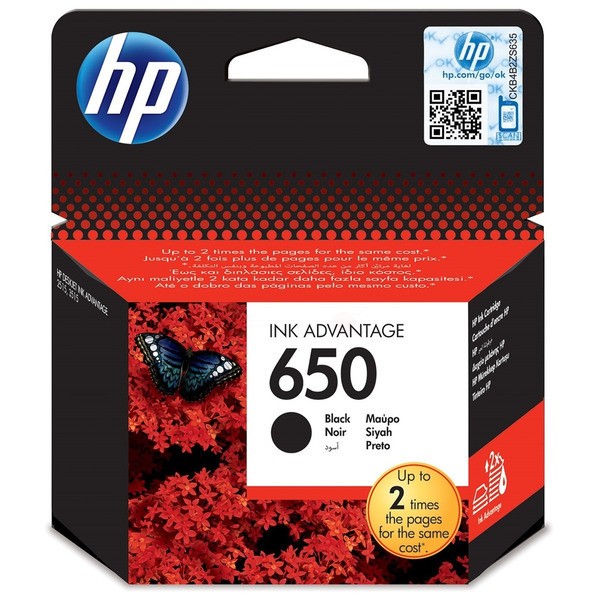 HP Druckkopfpatrone schwarz 650 CZ101AE