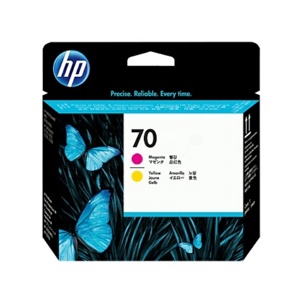 HP Druckkopf magenta +gelb 70 C9406A