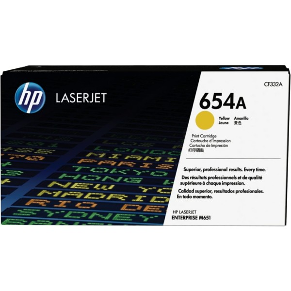 HP Tonerkartusche gelb 654A CF332A