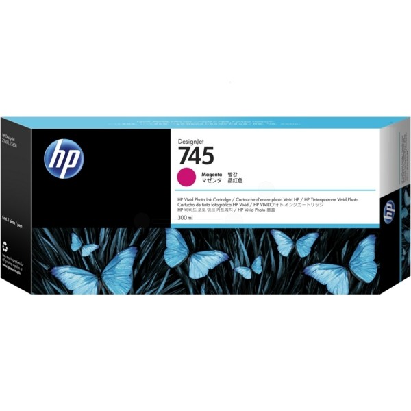 HP Tintenpatrone magenta 745 F9K01A