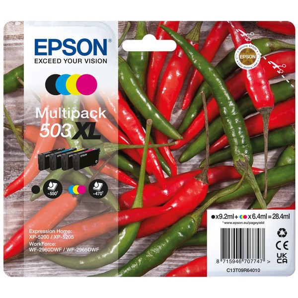 Epson Tintenpatrone MultiPack Bk,C,M,Y High-Capacity 503XL C