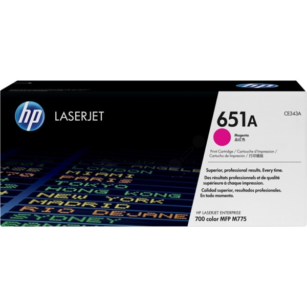 HP Tonerkartusche magenta 651A CE343A