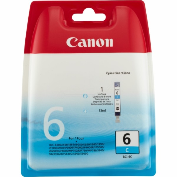 Canon Tintenpatrone cyan BCI-6 C 4706A002