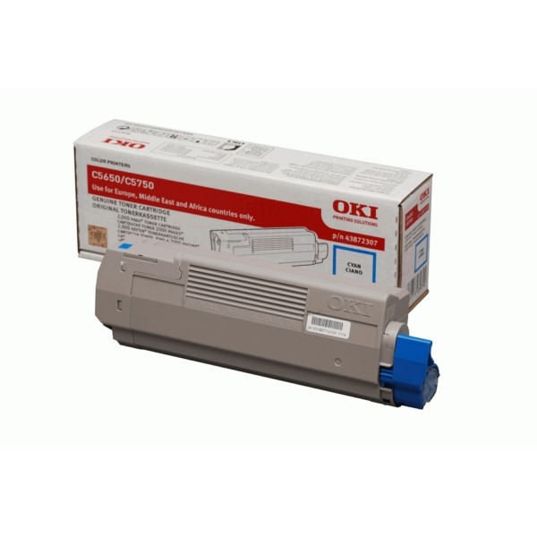 OKI Toner cyan  43872307