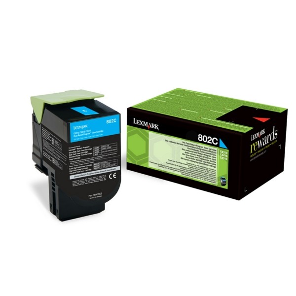 Lexmark Toner-Kit cyan return program 802C 80C20C0