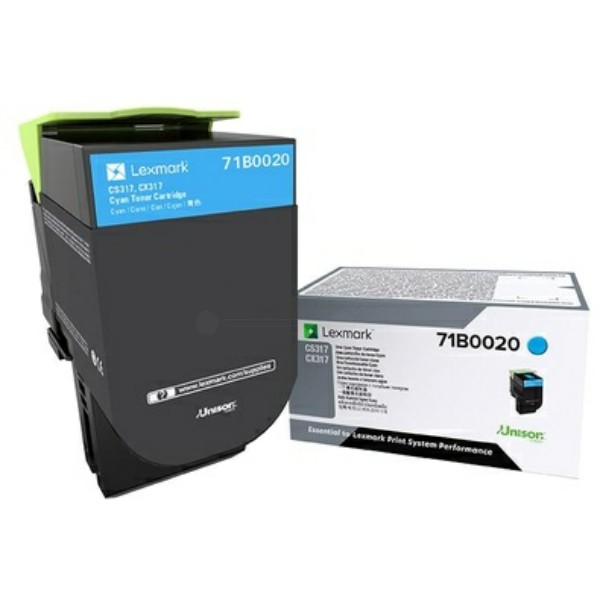 Lexmark Toner-Kit cyan  71B0020