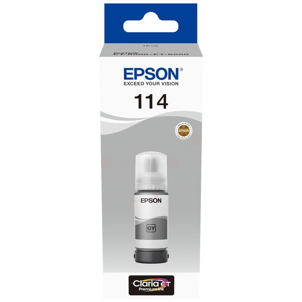 Epson Tintenflasche grau 114 C13T07B540