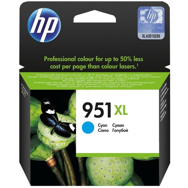 HP Tintenpatrone cyan 951XL CN046AE
