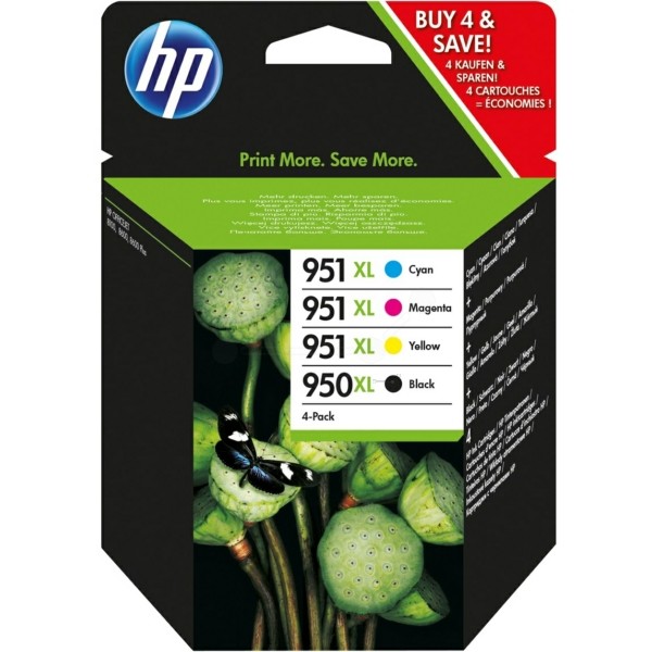 HP Tintenpatrone MultiPack Bk,C,M,Y 950XL/951XL C2P43AE