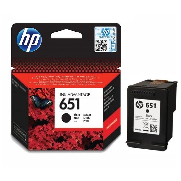 HP Druckkopfpatrone schwarz 651 C2P10AE