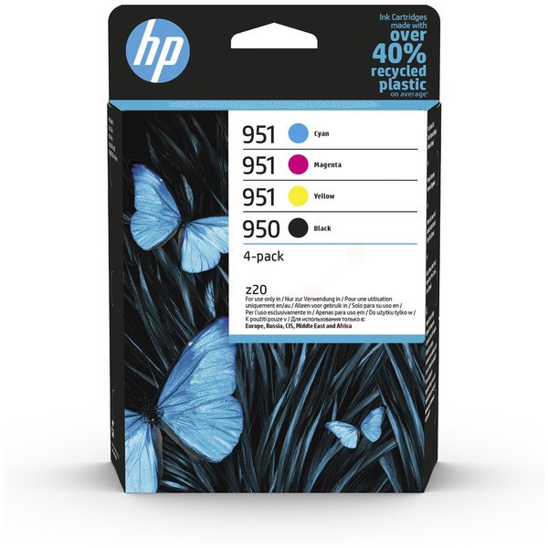 HP Tintenpatrone MultiPack Bk,C,M,Y 951/951 6ZC65AE