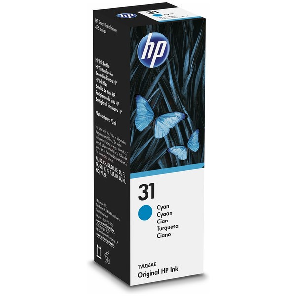 HP Tintenpatrone cyan 31 1VU26AE