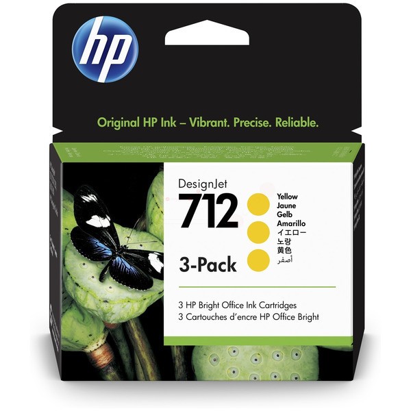 HP Tintenpatrone gelb MultiPack 712 3ED79A
