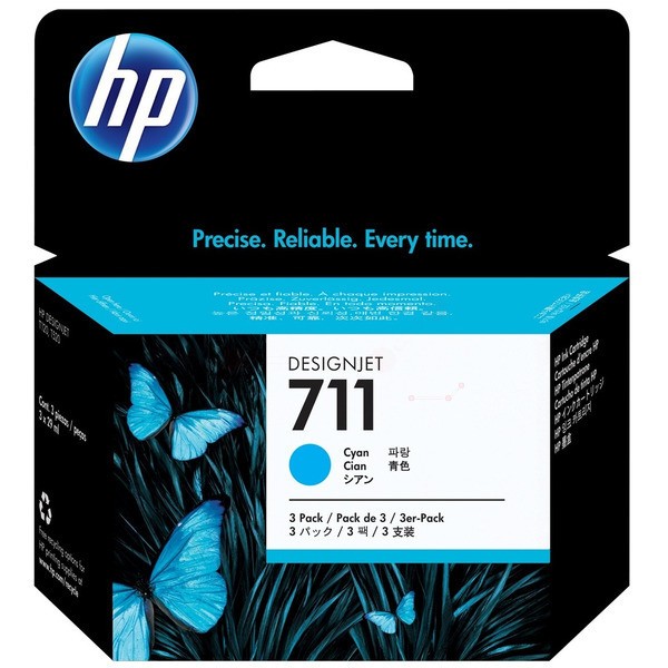 HP Tintenpatrone cyan 711 CZ134A