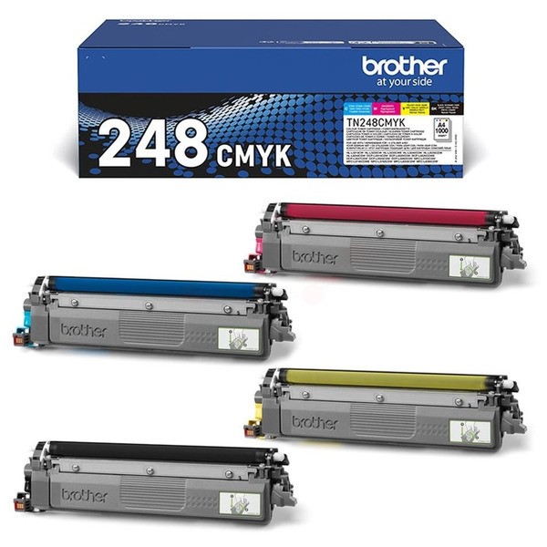 Brother Toner MultiPack Bk,C,M,Y  TN248CMYK