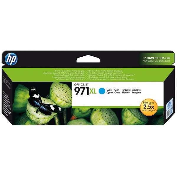 HP Tintenpatrone cyan 971XL CN626AE