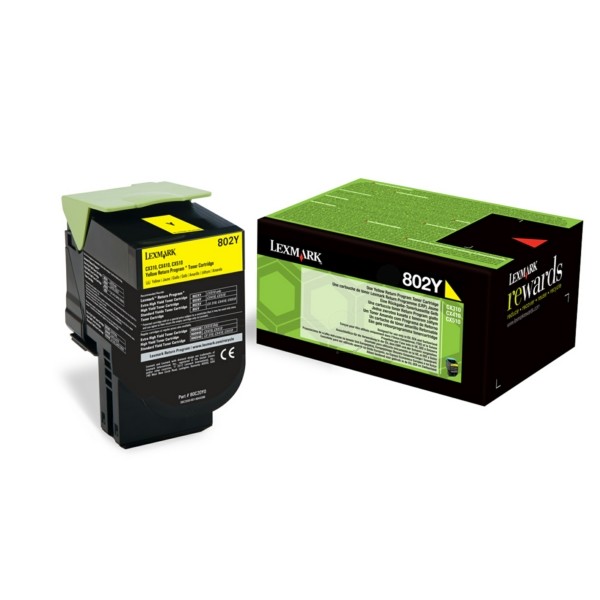 Lexmark Toner-Kit gelb return program 802Y 80C20Y0