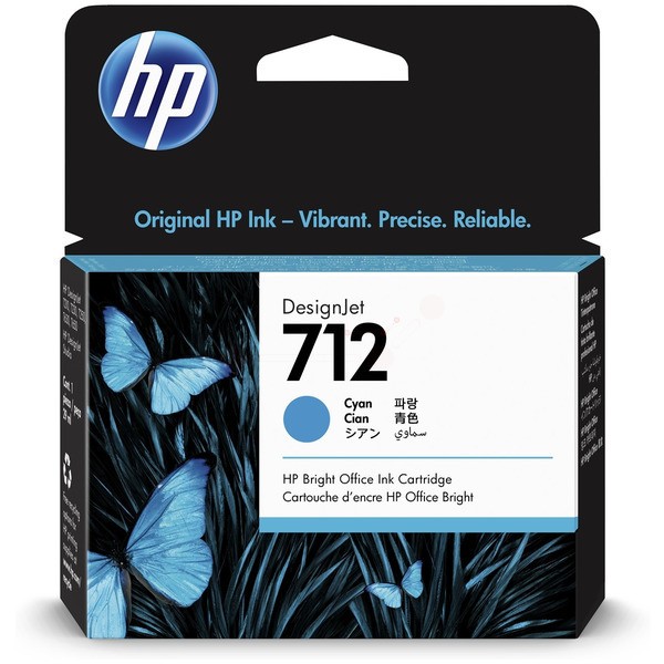 HP Tintenpatrone cyan 712 3ED67A
